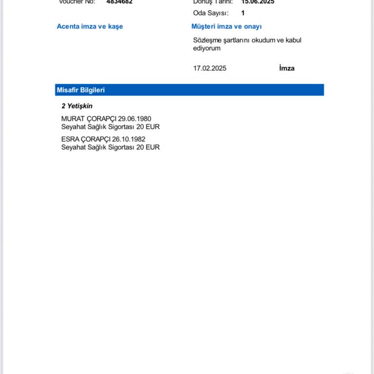 Vize Reddi Nedeniyle Katılamadığımız Turun Ücret İadesi Yapılmıyor