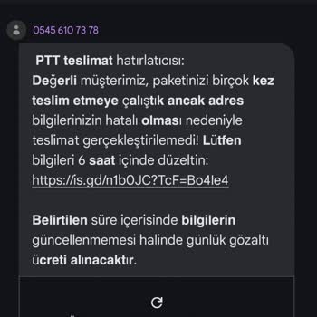 Numaramdan İzinsiz Gönderilen PTT Mesajları Hakkında Endişem