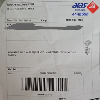 Kargo Şubesi Hizmetleri Hakkında Şikayet