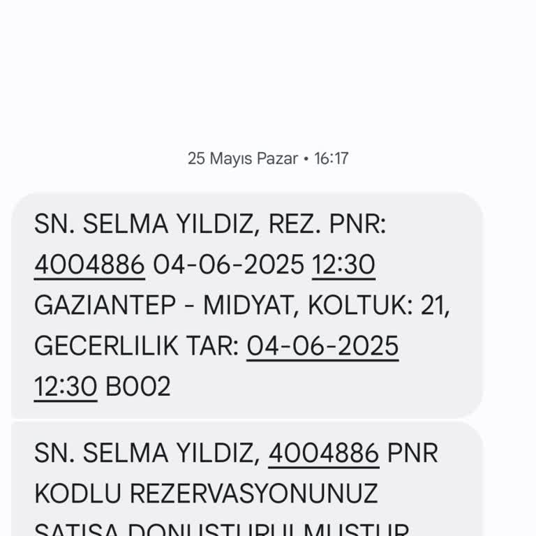 Aldığım Koltuğa Oturtulmadım, Haksız Muamele Gördüm