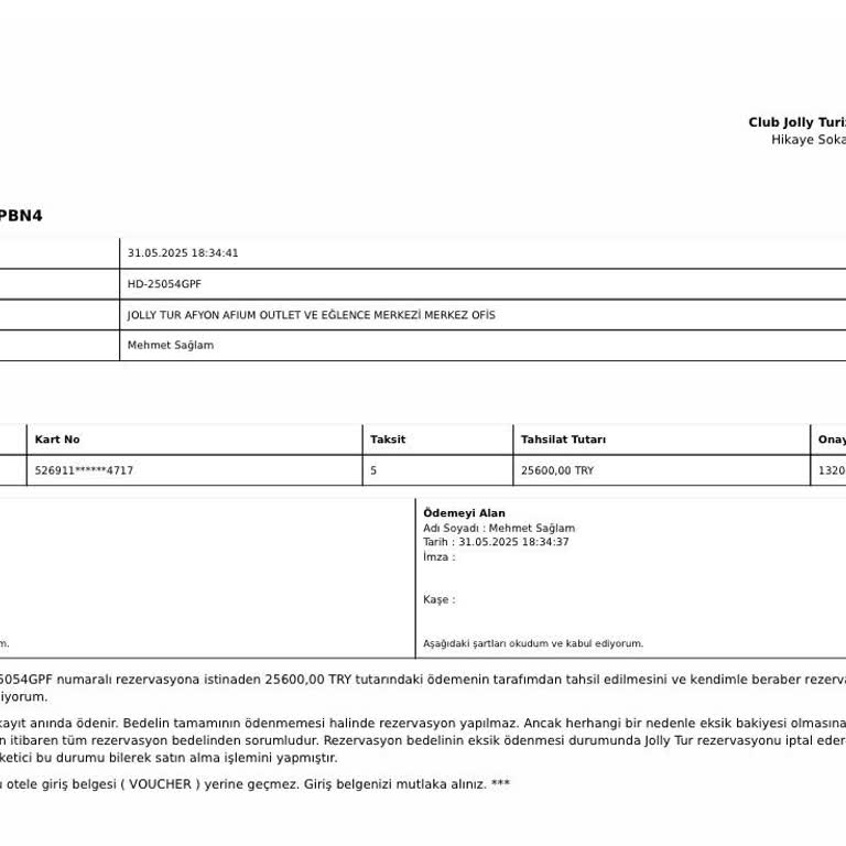 Satın Alınan Tatilde Beklenmedik Otel Değişikliği Ve Yetersiz İletişim