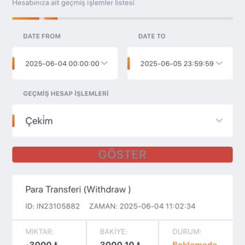 Çekim İşlemimin 14 Saattir Onaylanmaması Ve Sürekli Oyalama