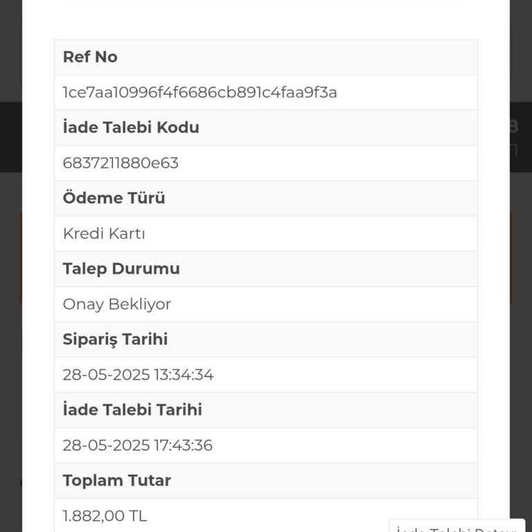 Siparişim İptal Edilmedi Mağduriyetim Sürüyor