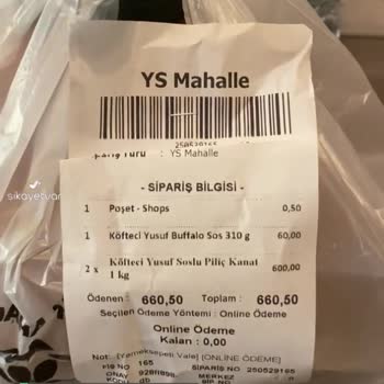 Yemeksepeti Mahalle Eksik Gönderilen Ürünün Ücretini İade Etmeyip El Koyuyor!