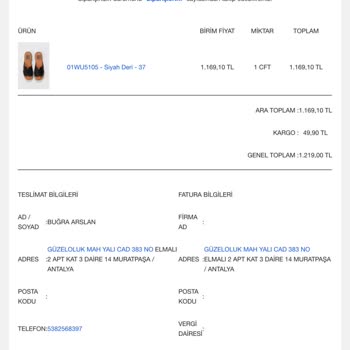 Farklı Model Ve Sıkı Terlik Nedeniyle Hayal Kırıklığı Yaşadım