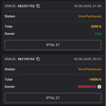 Kazanç Talebim Sebepsiz Reddedildi, Bakiyem Silindi