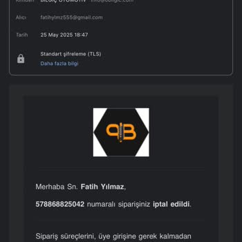 Onaylanan Sipariş İptalinde Ücret İadesi Sorunu