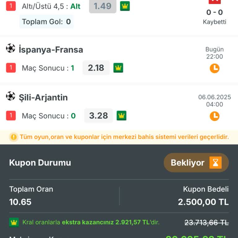 Canlı Bahis Skorunda Yanıltıcı Bilgi Ve Kupon Kaybı