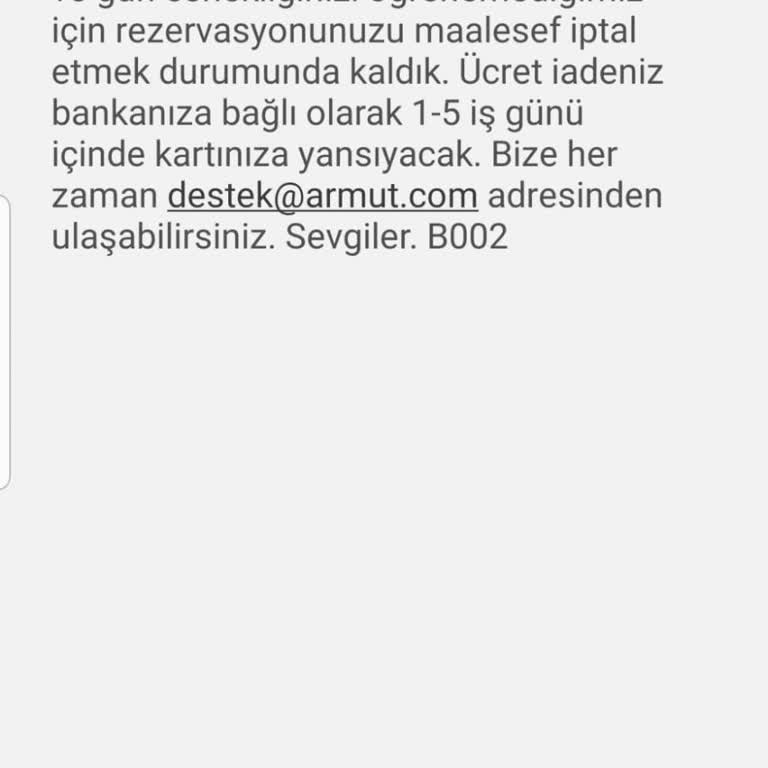 Son Dakika İptali Ve Güven Sorunu İle Mağduriyet Yaşadım