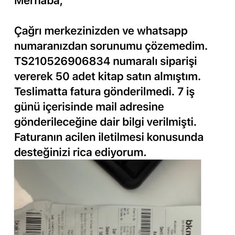 Şirket Alışverişinde Fatura Gönderilmedi, İletişim Kurulamıyor