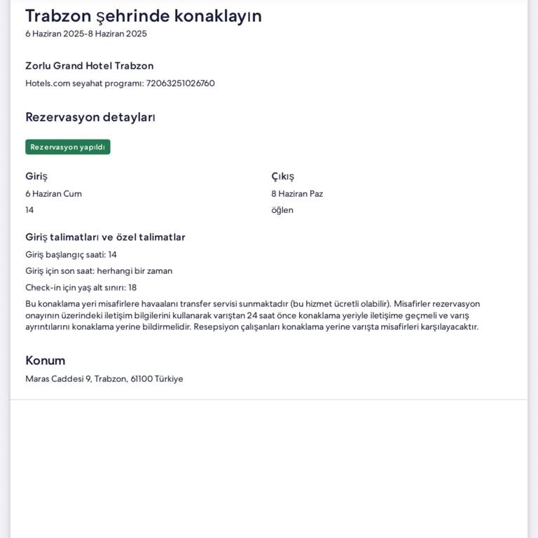 Hotels.com'da Geri Ödemesiz Rezervasyon İçin Destek Alamıyorum