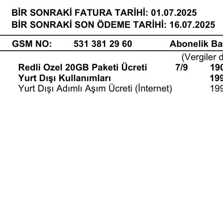 Haksız Yurt Dışı Aşım Ücreti İadesi Yapılmadı