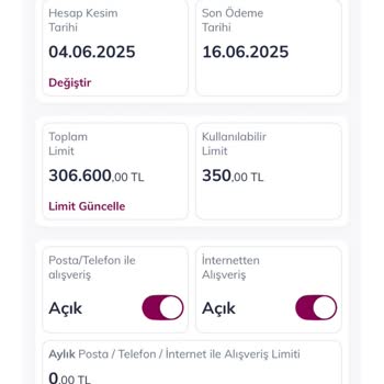 Kredi Kartı Borcumu Ödememe Rağmen Limitim Açılmadı