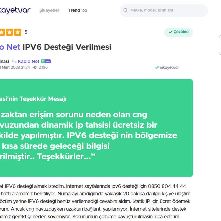 IP Havuzu Değişikliği Sonrası Uzaktan Bağlantı Sorunu Ve Çelişkili Müşteri Hizmetleri Yanıtı