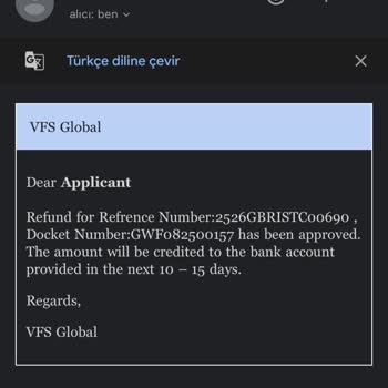 İptal Edilen Başvurunun Para İadesi Yapılmadı