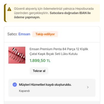Emsan Mutfak Siparişim Bilgim Dışında İptal Edildi, Para İadesi Ve Çözüm Sunulmadı