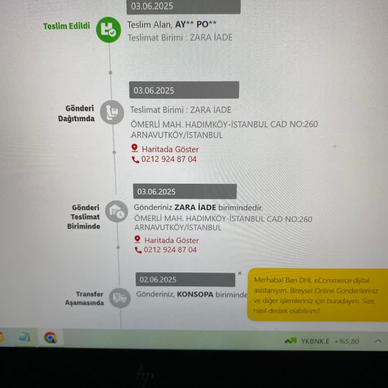 İademin Akıbeti Hakkında Bilgi Alamıyorum