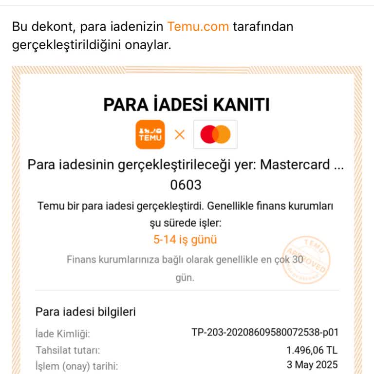 İptal Edilen Alışverişin İadesi 1 Aydır Hesabıma Geçmedi