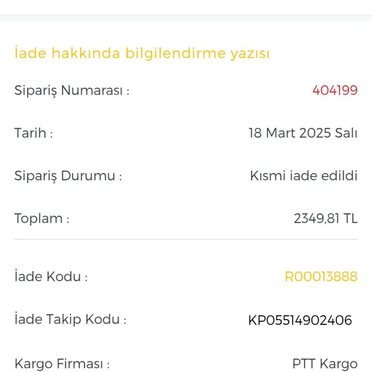 İade Edilen Ürünün Ücreti 2 Aydır Hesabıma Yatmadı