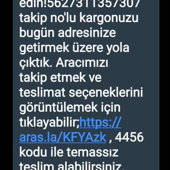 Aras Kargo'nun Teslimat Seçeneğine Uymaması Ve Şubeden Teslim Zorunluluğu