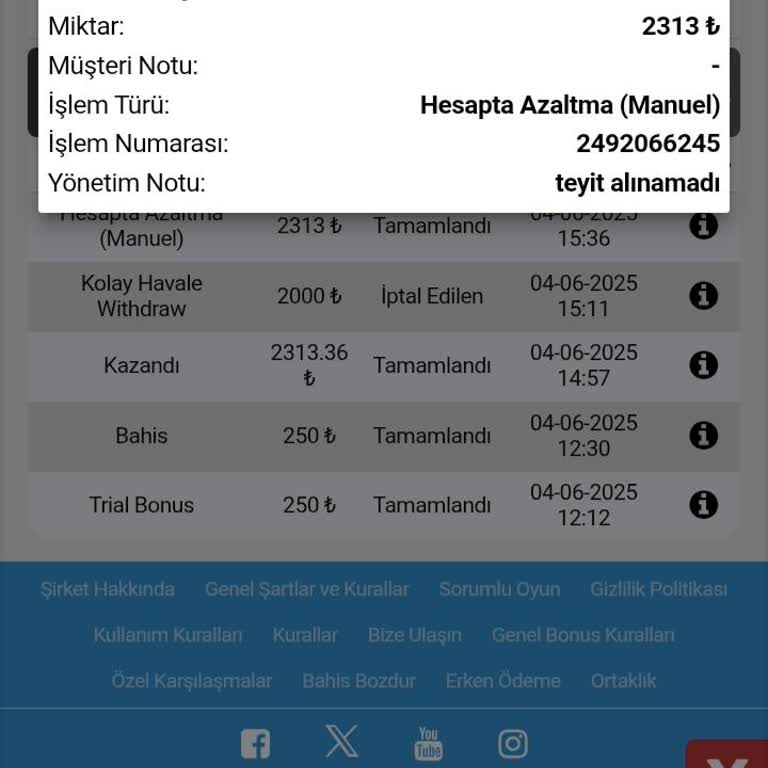 Betvole Sitesinde Paramı Çekemeden Engellendim