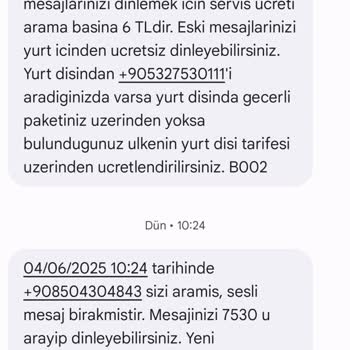 Turkcell Hattımda 0850 İle Başlayan Numaralardan Sürekli Arama Sorunu