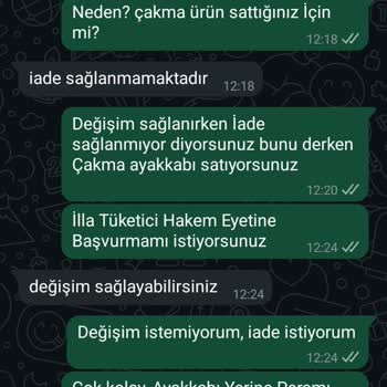 Satın Aldığım Ayakkabının Sahte Çıkması Ve İade Sorunları