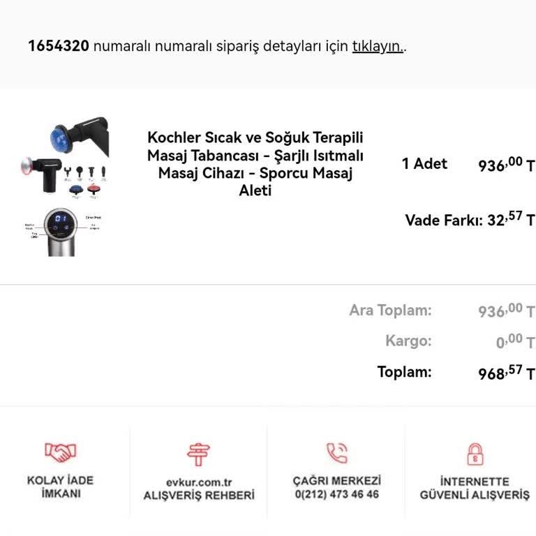 Evkur'dan Alınan Masaj Aleti Teslim Edilmedi, Mağduriyet Yaşıyorum