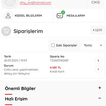 Motomax.com'dan Sipariş Gecikmesi Ve Yetersiz İletişim