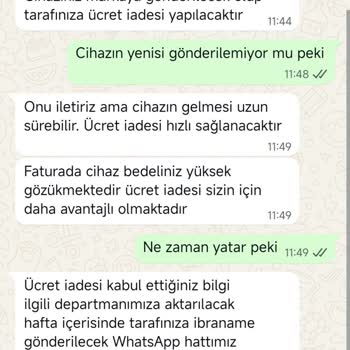 Ouno Teknik Servis Ücret İadesini Geciktiriyor, Mağdur Ediliyoruz