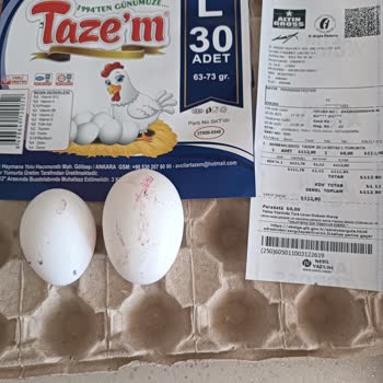 Large Yumurta Kolisinde Küçük Yumurtalar: Müşteri Aldatılıyor