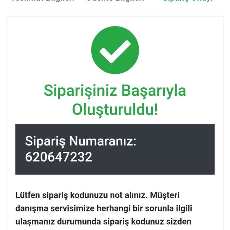 Siparişim Zamanında Teslim Edilmedi, Müşteri Hizmetleri Yetersiz