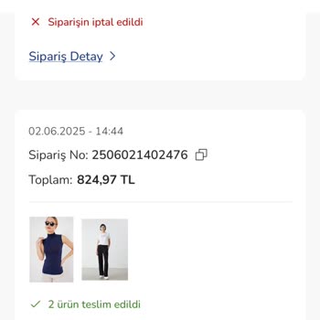 Sipariş Ettiğim Ürün Teslim Edilmedi İade İşlemi Yapılamıyor