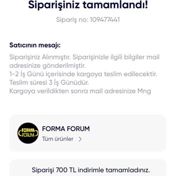 Sipariş Edilen Özel Baskılı Formanın Teslim Edilmemesi Ve İletişim Sorunu