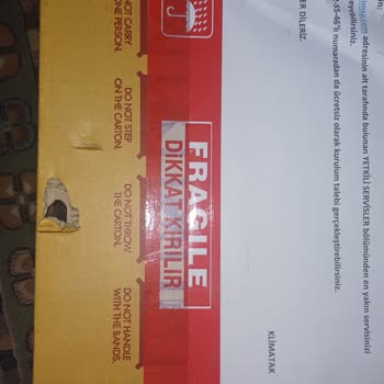 Kargoda Hasar Ve Yetersiz Müşteri Hizmeti Deneyimi