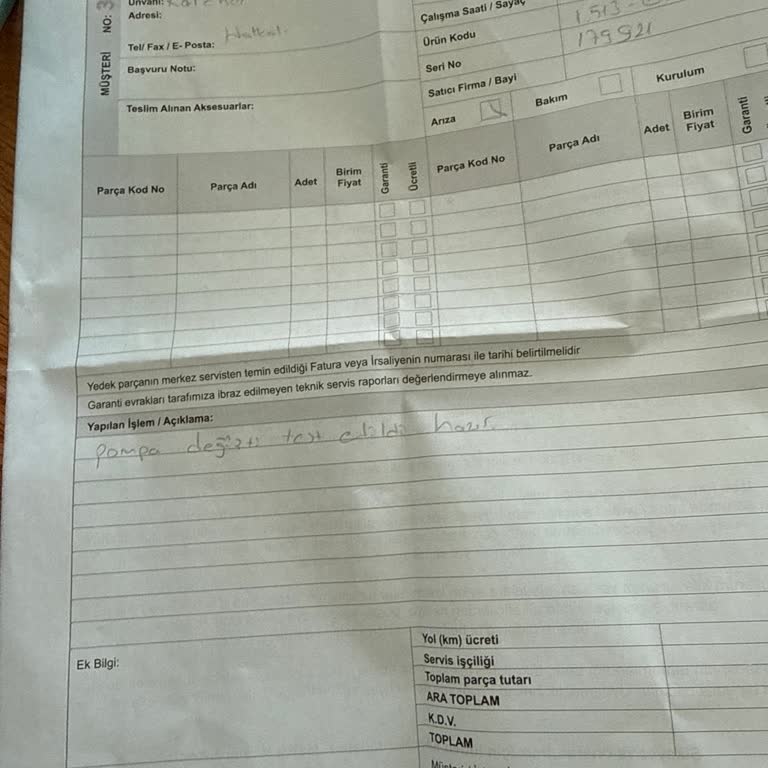 Kısa Sürede Arızalanan Ürün Ve Yetersiz Servis Deneyimi