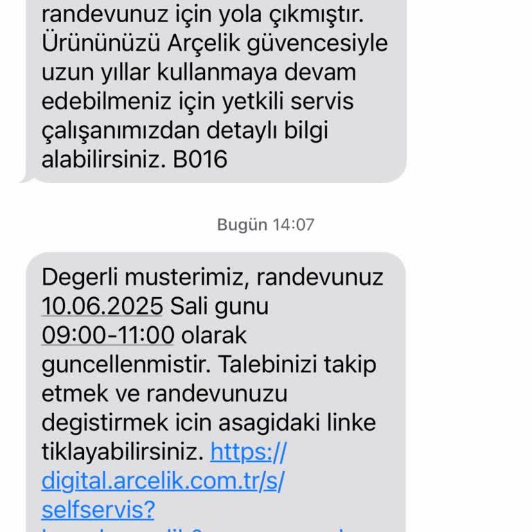 Arçelik Servis Randevusu Sürekli Ertelendi, Mağdur Oldum