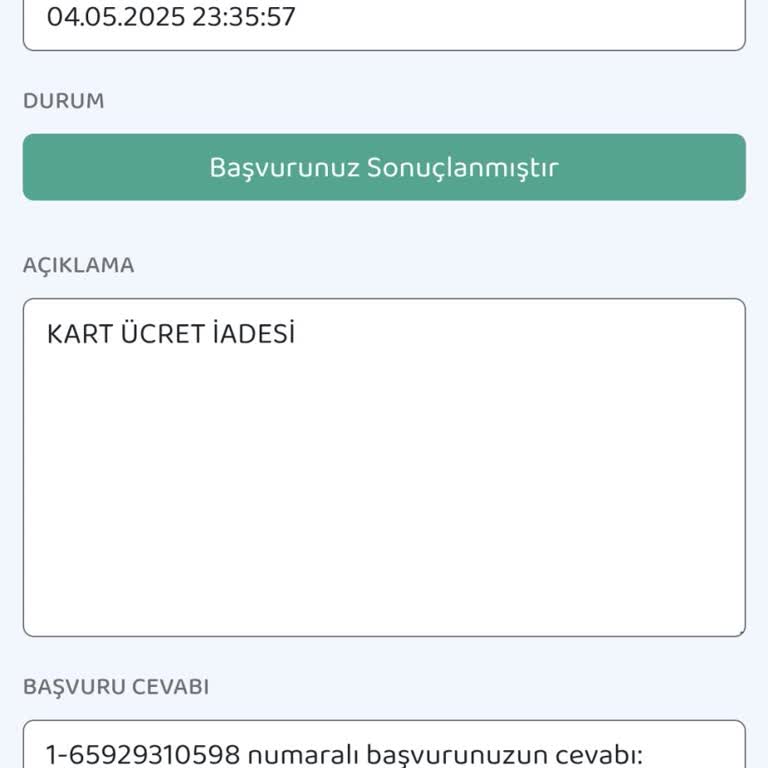 İstanbulkart Başvuru Sürecinde Kapanmayan Başvuru Nedeniyle Yeni Kart Alamama Sorunu