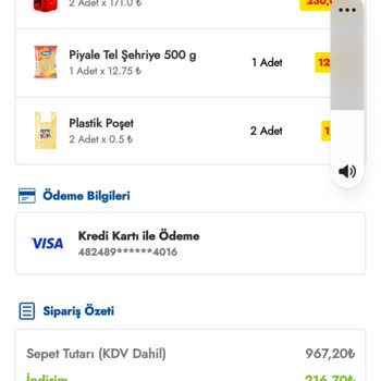 Siparişimdeki Kampanyalı Fiyatı Vermediler, Ürünler Teslim Edilmiyor