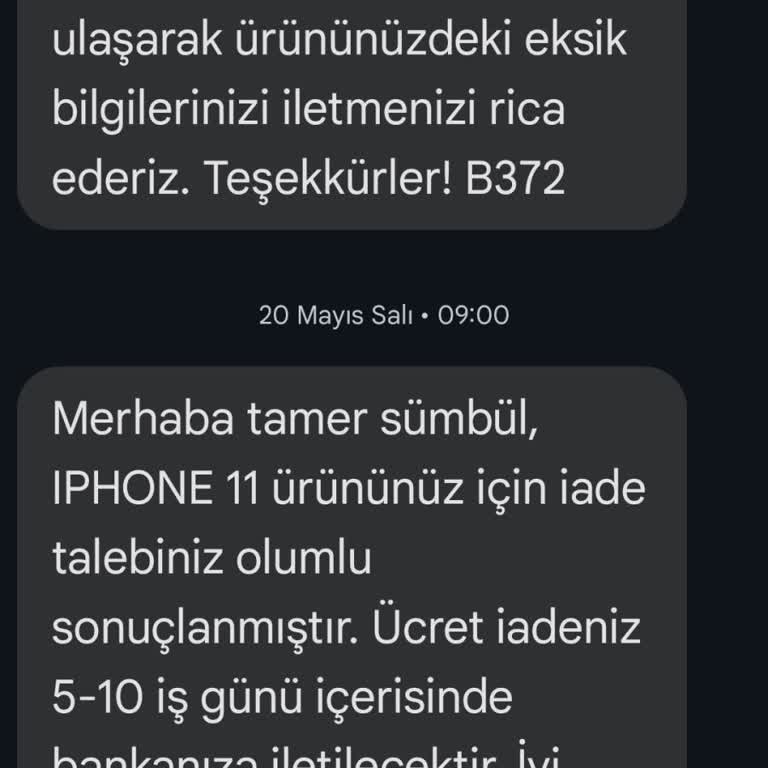 Ayıplı Ürün Ve Geciken Para İadesiyle Hayal Kırıklığı