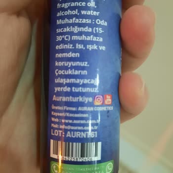 Bozuk Sprey Başlığı Ve Eski Tarihli Ürünle İlgili Mağduriyet