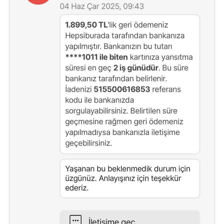 Hatalı Fiyatla İptal Edilen Siparişim İçin Çözüm Bekliyorum