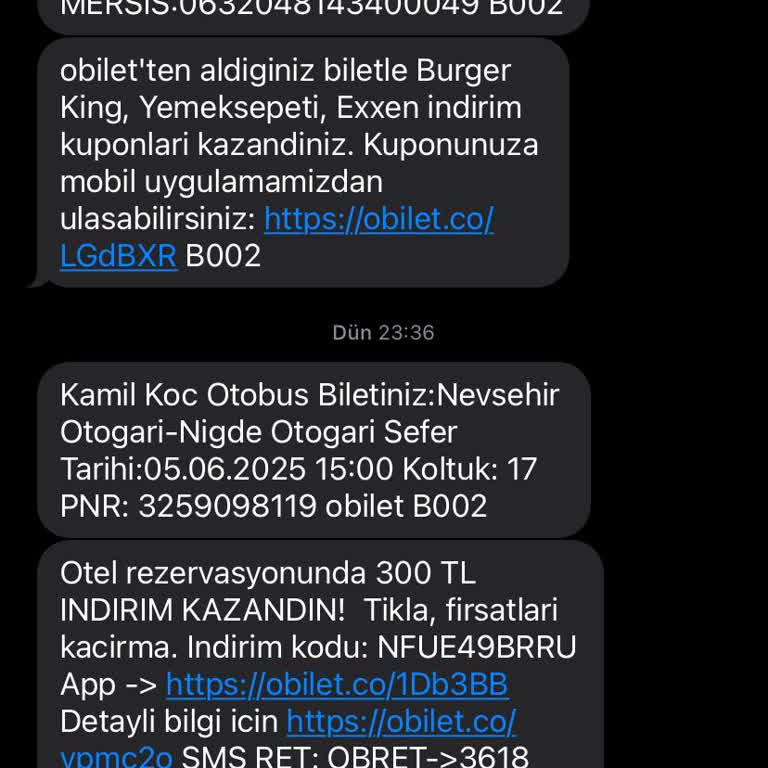 Bilet İptal Ve Kupon İşlemlerinde Yaşanan Sorun