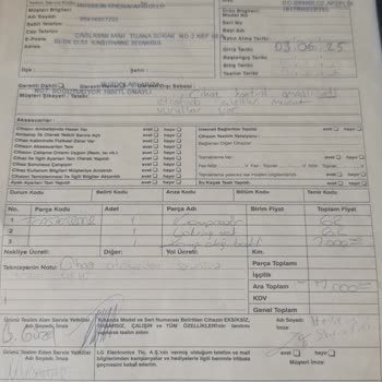 Garanti Kapsamındaki LG Buzdolabı Kompresörü İçin Ücret Talebi