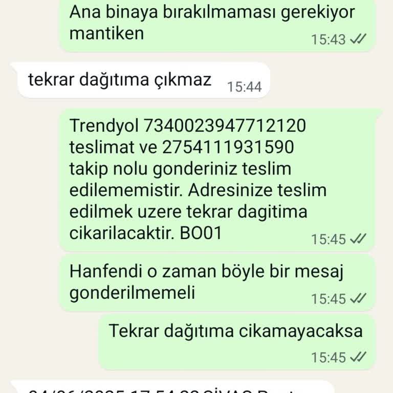 Yanıltıcı Dağıtım Mesajları Ve Eksik Teslimat Hizmeti