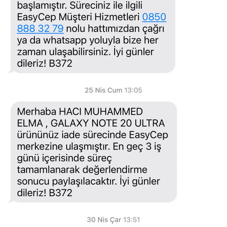 İade Edilen Telefonun Ücreti 36 Gündür Ödenmiyor