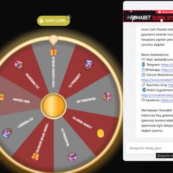 Romabet Çarkı Çevirme Sonrası Bonus Ve Canlı Destek Sorunu