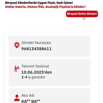 Kargo Teslim Edilmeden Geri Götürülmüş