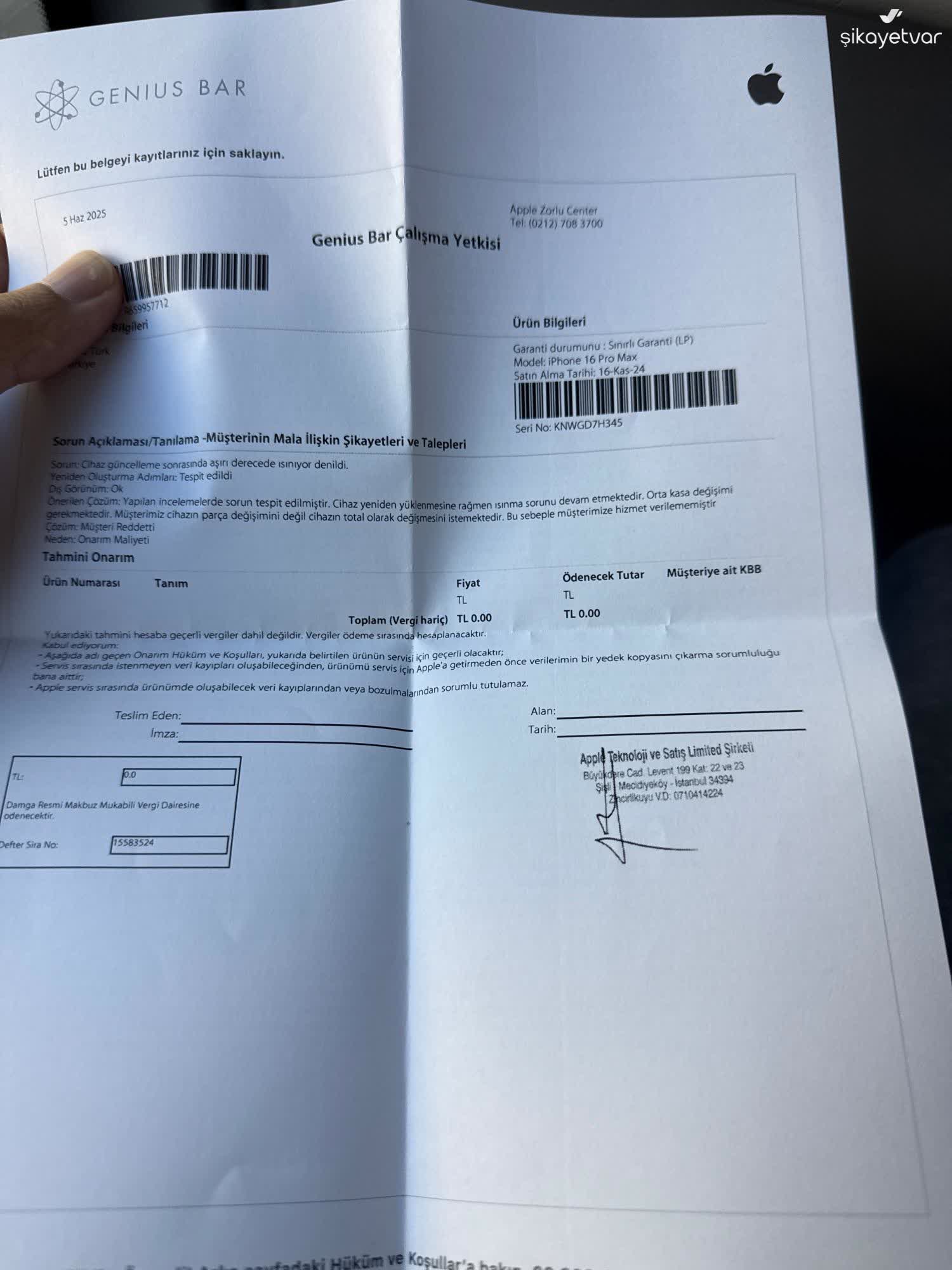 İos Güncellemesi Sonrası İphone 16 Pro Max'te Aşırı Isınma Ve Şarj