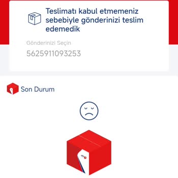 Aras Kargo Malatya Şubesi Kargomu Teslim Etmeden İade Ediyor